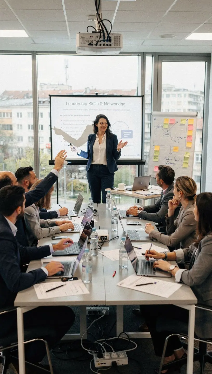 Szakmai fejlődési kurzus bemutatása, amely segíti a karrier előrehaladását.